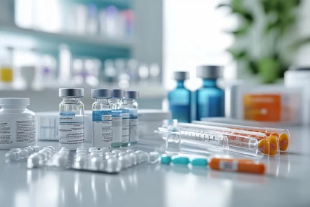 Compounding RXs on a table