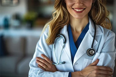 A lady doctor